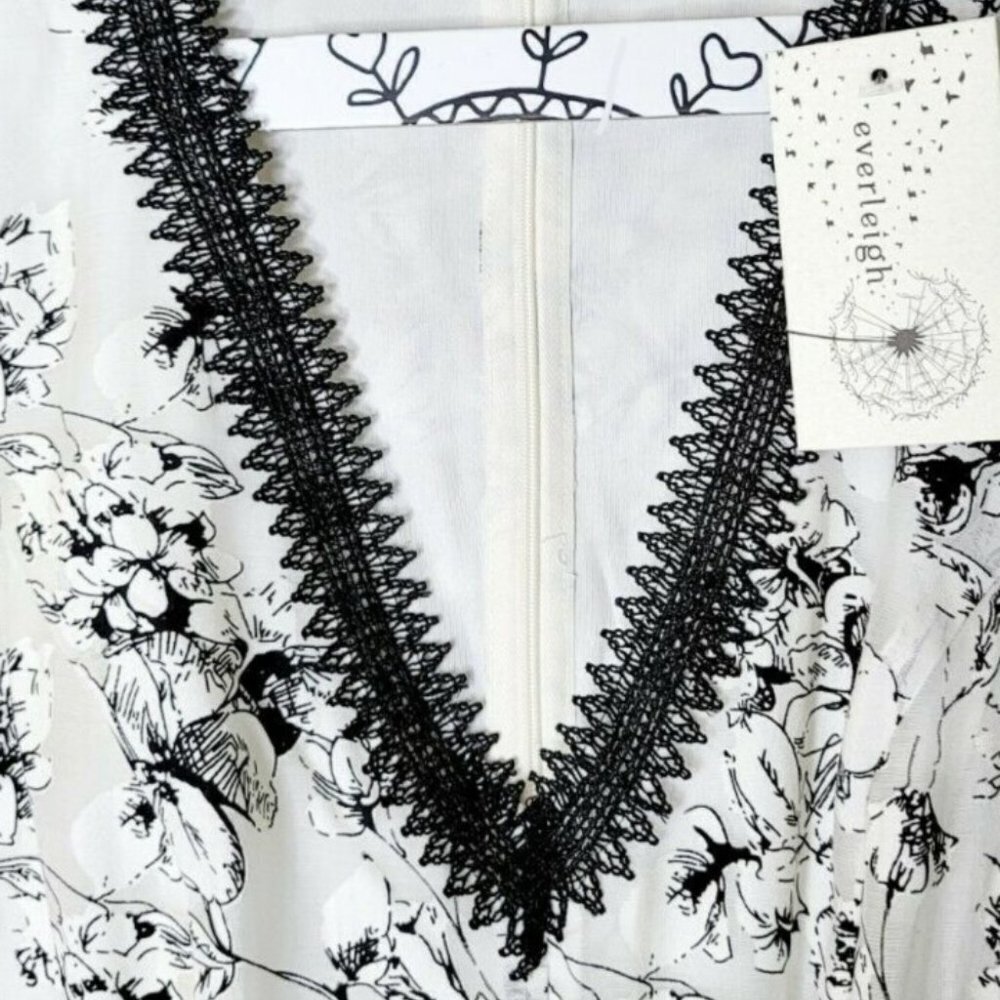 NWT Everleigh V-Neck Sleeveless Dress (L) - Picture 9 of 10